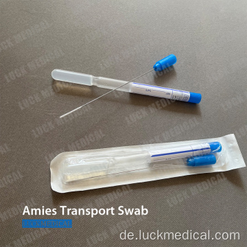 Amies Transport Tupfer Edelstahl dünner Tupfer